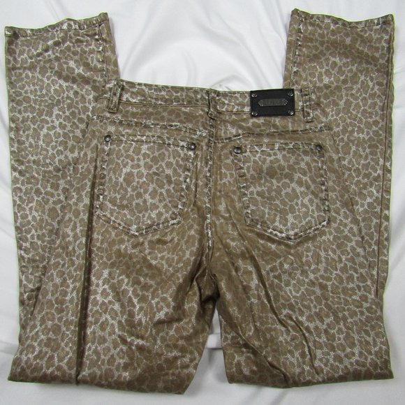 Woman's | Tru Luxe Jeans | Leopard Print | Straight Leg | Size 26 - Picture 1 of 7